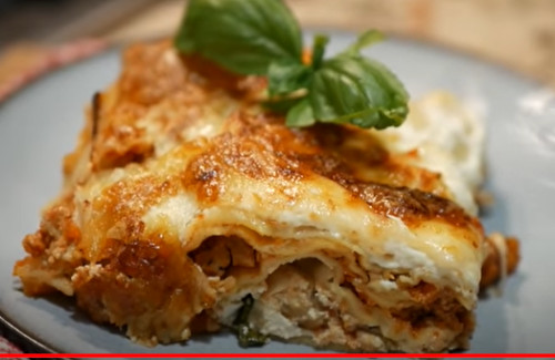 Ricottás lasagne