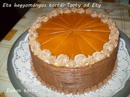 Dobos torta Eta módra