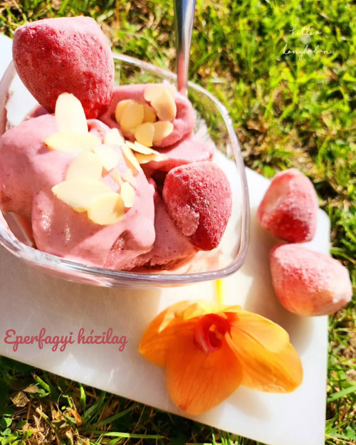 Eperfagyi házilag 🍓🍦