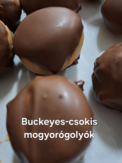 Buckeyes- csokis mogyorógolyók
