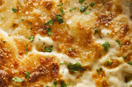Brotauflauf mit Käse und Paprika(fürLimone)