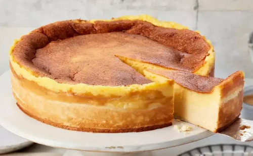 Quarktorte ohne Boden