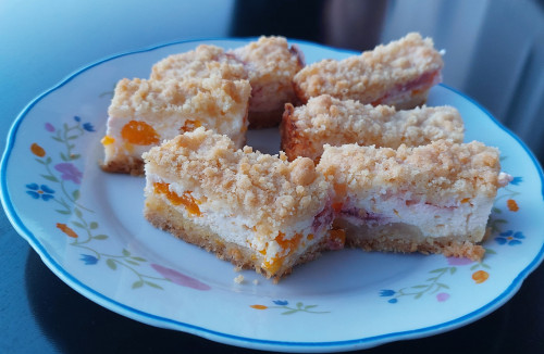 Quarck-Streuselkuchen mit Mandarine