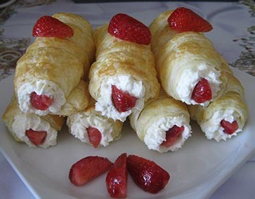 Ungarische Schaumrollen