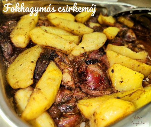 Fokhagymás csirkemáj