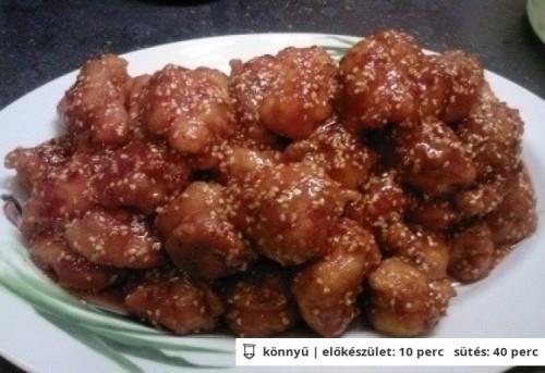 Kínai szezámmagos csirke